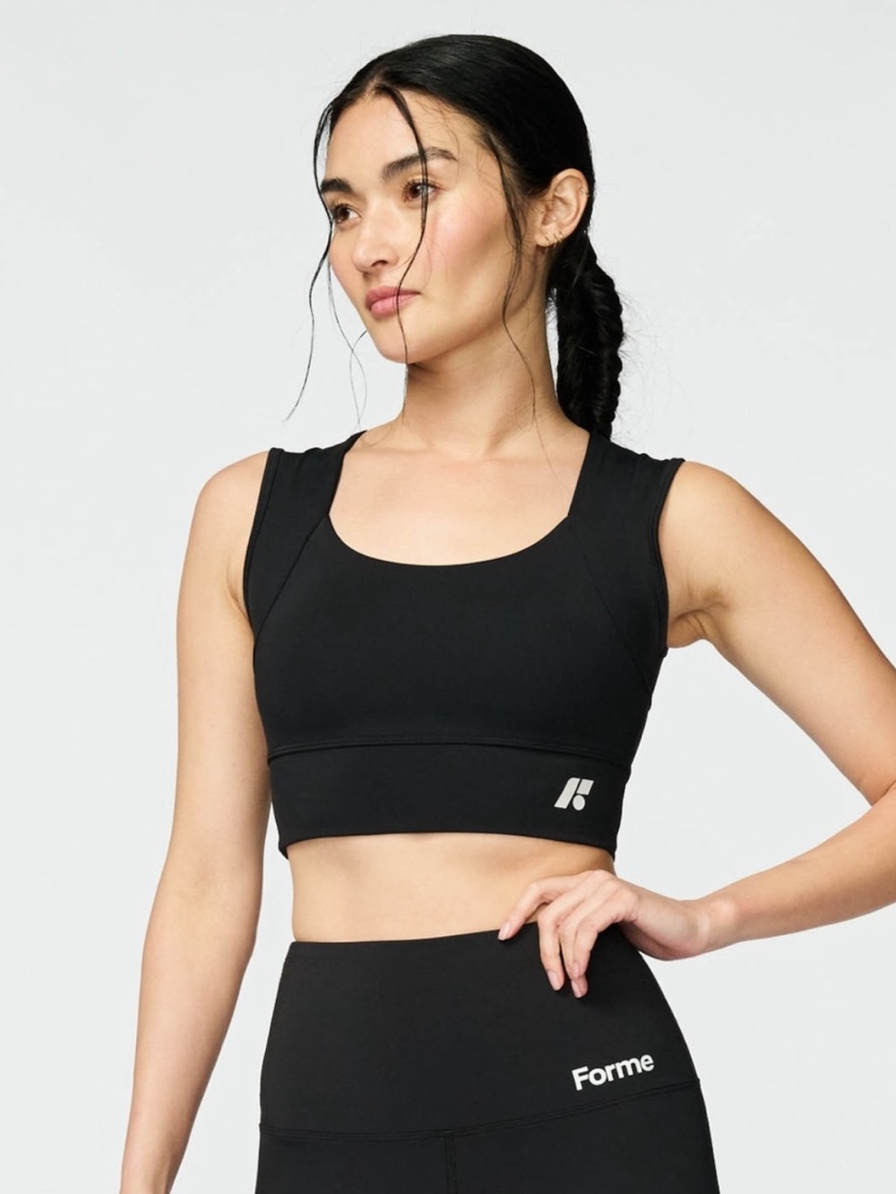 Forme power posture correction bra black medium